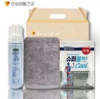 돌봄케어101호(디펜드샴푸+국산타올170g+유한양행슈퍼쿨파스)