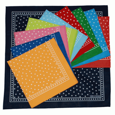 테두리 별 스카프 (50X50cm)