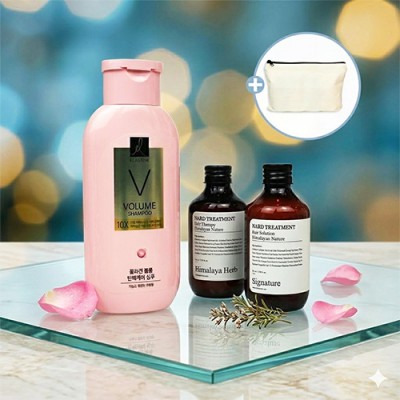 LG 엘라스틴 샴푸  NARD 나드 트리트먼트 2개