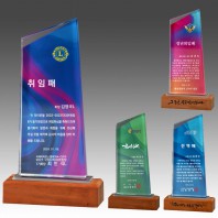 크리스탈 상패 기념패 S8A-244-1234