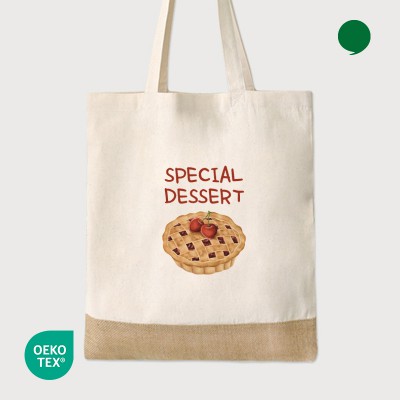 오코텍스인증 내츄럴쥬트투톤에코백(37*42cm/밑면없음)