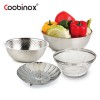 [쿠비녹스]  믹싱볼 쌀함박 채망 찜판 4종세트 CO-1125