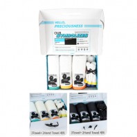 브룸피 뱀부 고급 호텔 타올 40수 220g 3P 핸드타올 2P 선물세트