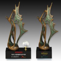 청동 주석 트로피 S8-81-12 (160*355*110)