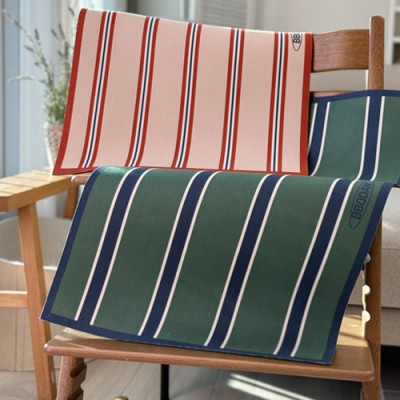 유러피안 줄무늬 욕실 규조토 발매트 K2633