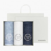 [송월타올] 송월 땡큐 190g 뱀부얀 3p 선물세트(쇼핑백)