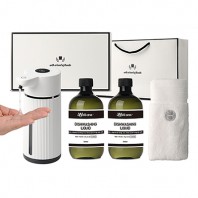 웰세스 WG-153GT 대용량 젤 자동디스펜서1P+주방세제2P+핸드타올1P 선물세트