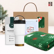 포근한담요텀블러세트-B눈사람