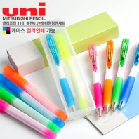 클리프터 118 볼펜0.7+델타형광펜세트