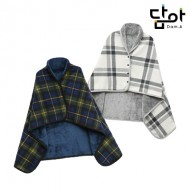 담아 프리미엄 고급 멀티 똑딱이 망토 담요(130x80cm)