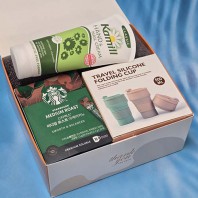 스타벅스 커피10p + 실리콘 텀블러+ 카밀 핸드크림 로션 선물세트 머그 컵 + 레디백 사은품 보온 보냉 물컵 여행용 답례품