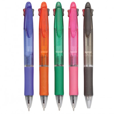 굳 이색투명 볼펜