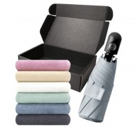 송월 양우산 선물세트 3(송월 라이트무지 130g+5단 자동양우산 R-3)