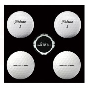 타이틀리스트 PRO V1 4구 볼마커 칩 세트