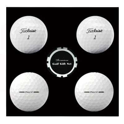 타이틀리스트 PRO V1 4구 볼마커 칩 세트