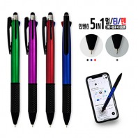 인텐스 5IN1 멀티펜(3색+샤프+터치펜)