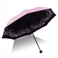 듀홈 파스텔톤 벚꽃 수동 3단 암막 양우산