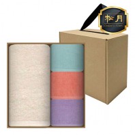 [송월] 라이트무지40 1장+컬러고리손수건30 3장 (4매세트)