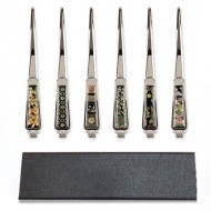 하모니 천연자개 편지칼 (벚꽃 / 별당초 / 사군자 / 색넝쿨 / 시집가는날 / 연꽃)