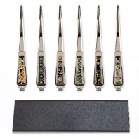 하모니 천연자개 편지칼 (벚꽃 / 별당초 / 사군자 / 색넝쿨 / 시집가는날 / 연꽃)