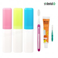 뉴 따봉326미세모+페리오+치간1p 칫솔치약 여행용세트