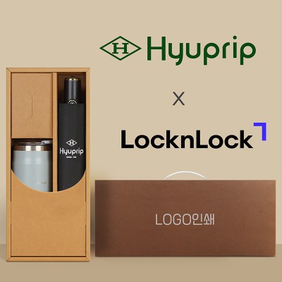 협립 3단 10K 고밀도 슈퍼 완전자동우산 +락앤락 메트로머그1P-세트