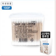 순면 면봉100P세트/ 일회용 /가정용/밴드/업소용