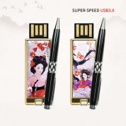 빛나 황진이 시리즈 자개 2종세트 (USB메모리+자개볼펜 3.0 16GB~128GB) 2종 이미지