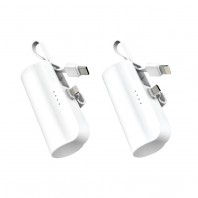 푸딩 2WAY 고속 20W 일체형 보조배터리 8PIN