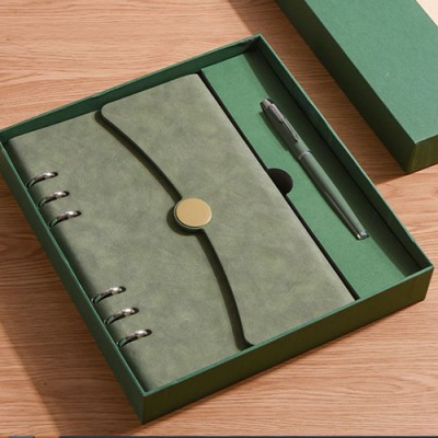 로페리아 A5 코일형 비즈니스 노트줄 다이어리 볼펜 기프트세트(쇼핑백포함)(0217610)