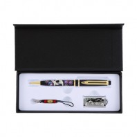 송학나전볼펜+채색송학자개USB 2종세트