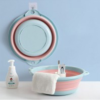 제이엘 심플 실리콘 접이식 세수대야 다라이 대형