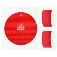 실리콘벌집냄비받침(벌집)+실리콘주방집게