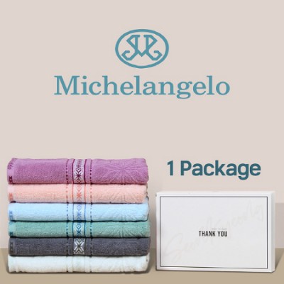 미켈란젤로 마시멜로 세면타월 1P