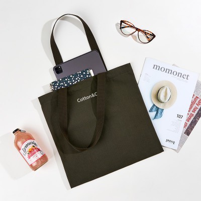 [국내제작] 코튼앤코 커스텀 일상형 컬러 에코백 36x36