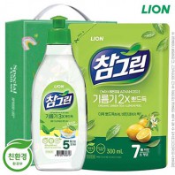 참그린300용기 녹차300리필 2종