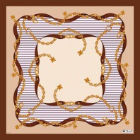 테두리 체인 A 스카프 (60*60)