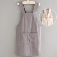 제이엘 린넨 코튼 크로스 벨트 앞치마