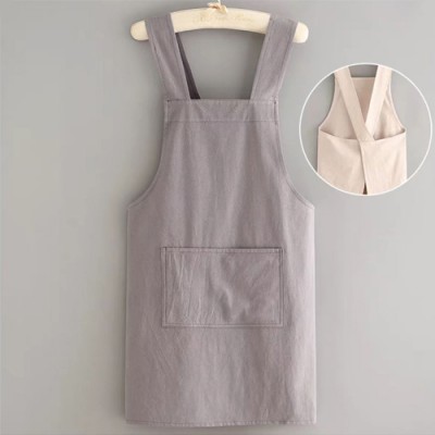 제이엘 린넨 코튼 크로스 벨트 앞치마