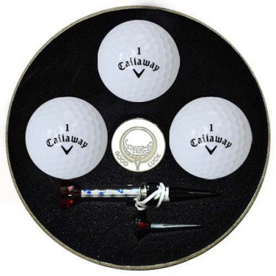 캘러웨이 원형 CXR컨트롤 3구 볼마커 자석티-3피스