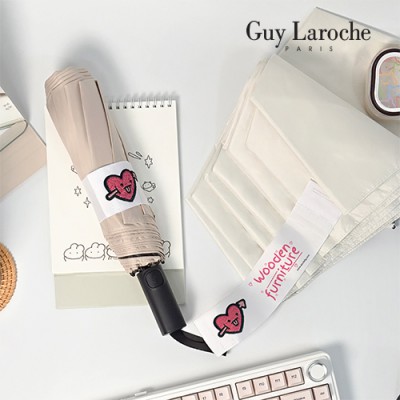 [기라로쉬] 3단 58 빅 사랑이 큐피트 시그니처 솔리드 암막 전자동 우산