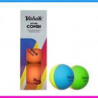 볼빅 비비드 콤비 3구 (3pc) 볼빅 반반 골프공 볼빅 비비드 골프공