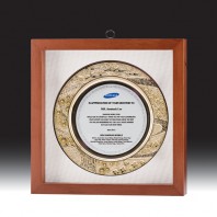 7187 우드금속 상패