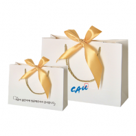 고급 리본 종이가방 선물백 3TMRB010