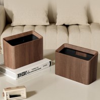 로페리아 우드 디자인 사각형 데스크용 휴지통(0216772)