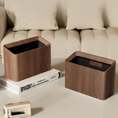로페리아 우드 디자인 사각형 데스크용 휴지통(0216772)