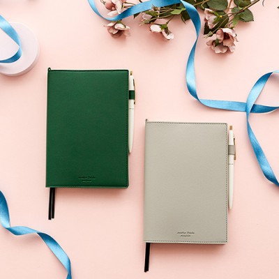 기업선물 사은품 만년형 다이어리 세트 로고 인쇄 펜 포함 맞춤 제작