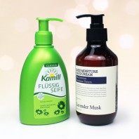 독일 정품 카밀 핸드워시 300ml  나드 펌핑형 핸드크림 세트