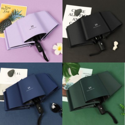 심플 UV차단 3단 자동 양우산