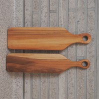 헤리티지홈 티크 플레이팅 핸들 도마 PS-0009T